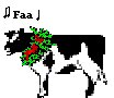 animated singing cow
