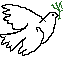 dove with an olive branch