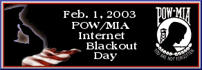 POW/MIA Internet Blackout Day