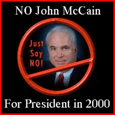 No John McCain for President in 2000