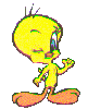 Tweety winking